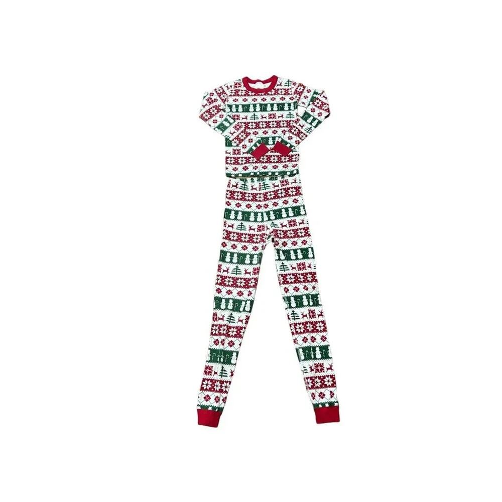 Hanna Andersson Fair Isle Holiday Pajama Set Unisex Kids 160 / 14